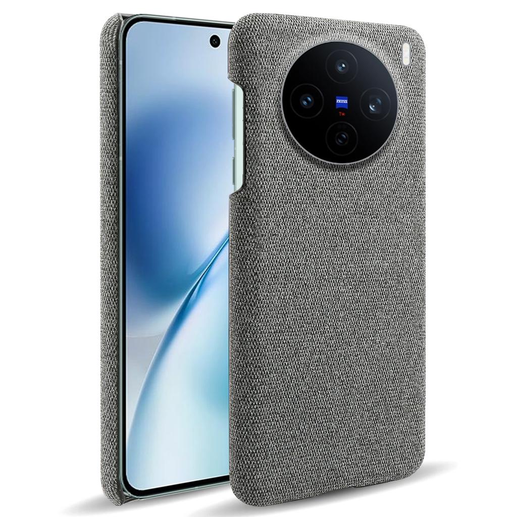 For vivo X200s 5G Phone Case Cloth Texture Anti-Scratch Protective PC Back Cover