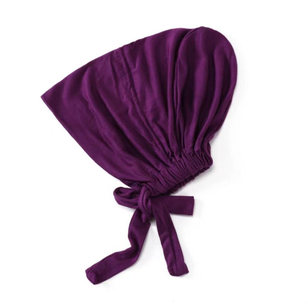 Unter-Schal Hijab Kappe Damen Stretch Unterkappen Einfarbig Hijab Unter-Schal Frau Hijab Kappe Unisex Hijab Hüte Turbane für Damen