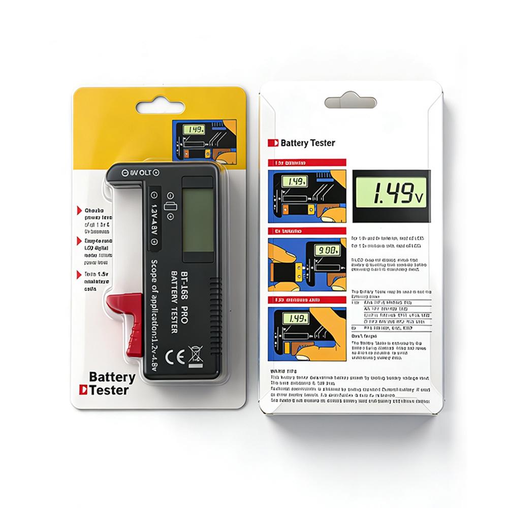 Battery Capacity Tester Display for Power Level Detection