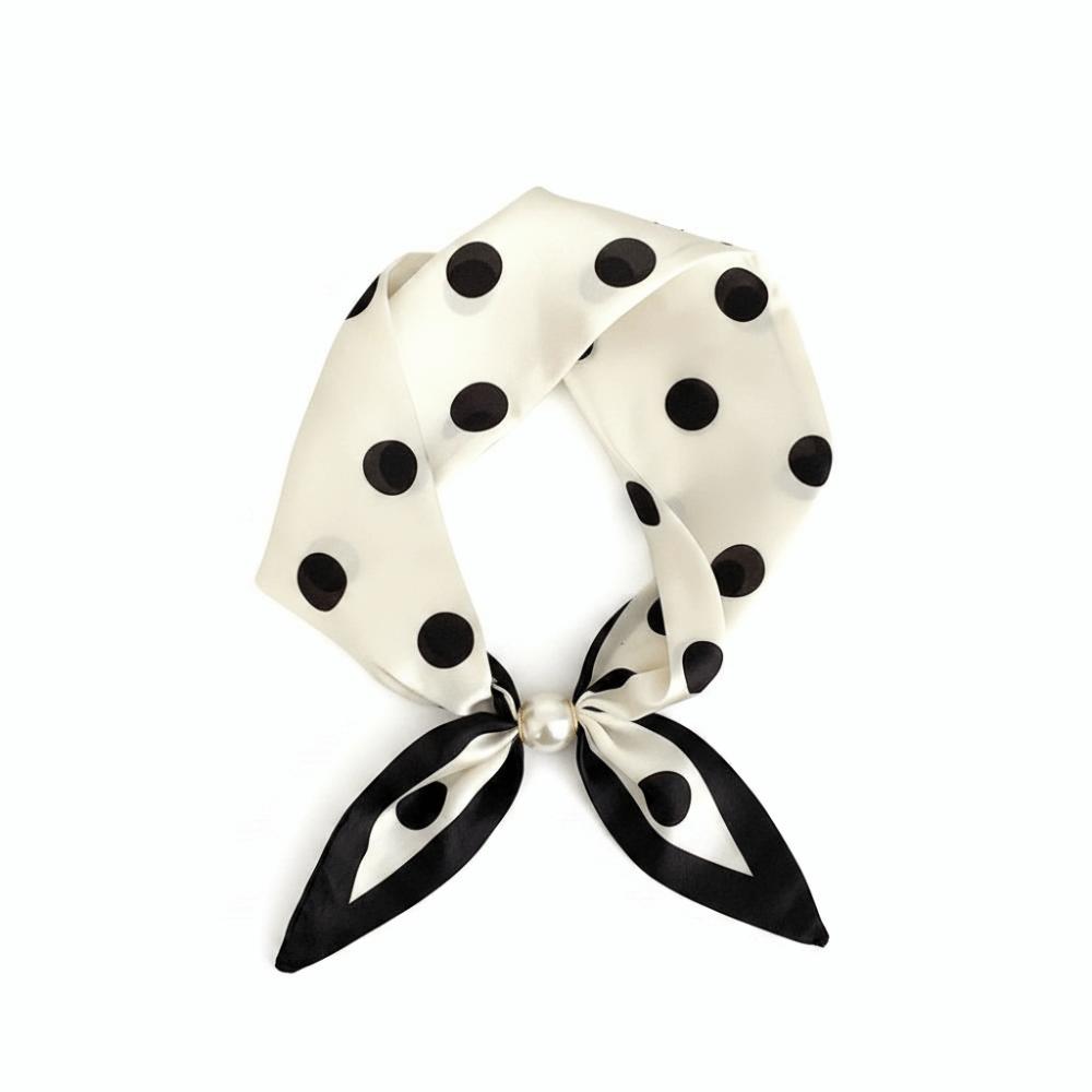 Lightweight Square Scarf Versatile Silk Scarf Elegant Magnetic Scarf  Women Fashion Style 1