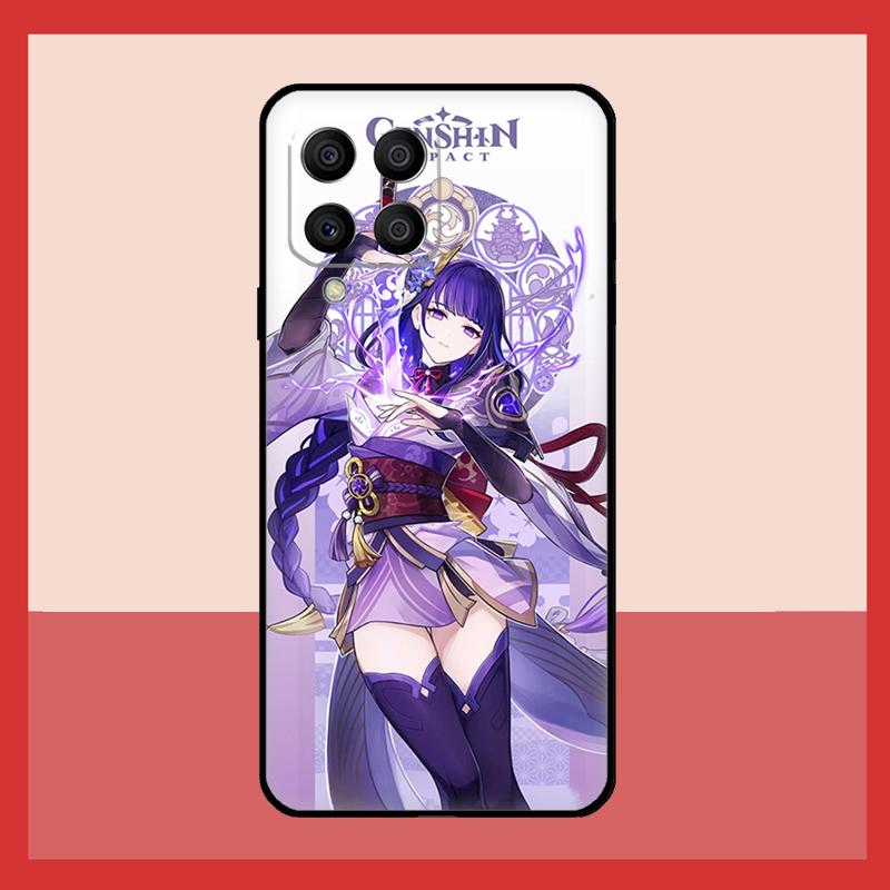 Genshin Impact Raiden Shogun Baal Case For Samsung Galaxy M56 M12 M06 M32 M52 M35 M55 M15 M11 M13 M14 M16 M36 M31 M53 M34 M54