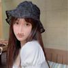 Korean Style Lace Flower Women's Bucket Hat - Fashionable, Versatile, Sun Protection, Trendy Temperament