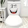 4pcs Funny Face Stickers To Cover Ugly Wall Spots! Removable & Self-Adhesive for Trash Cans, Walls, Fridge. Fun Decor