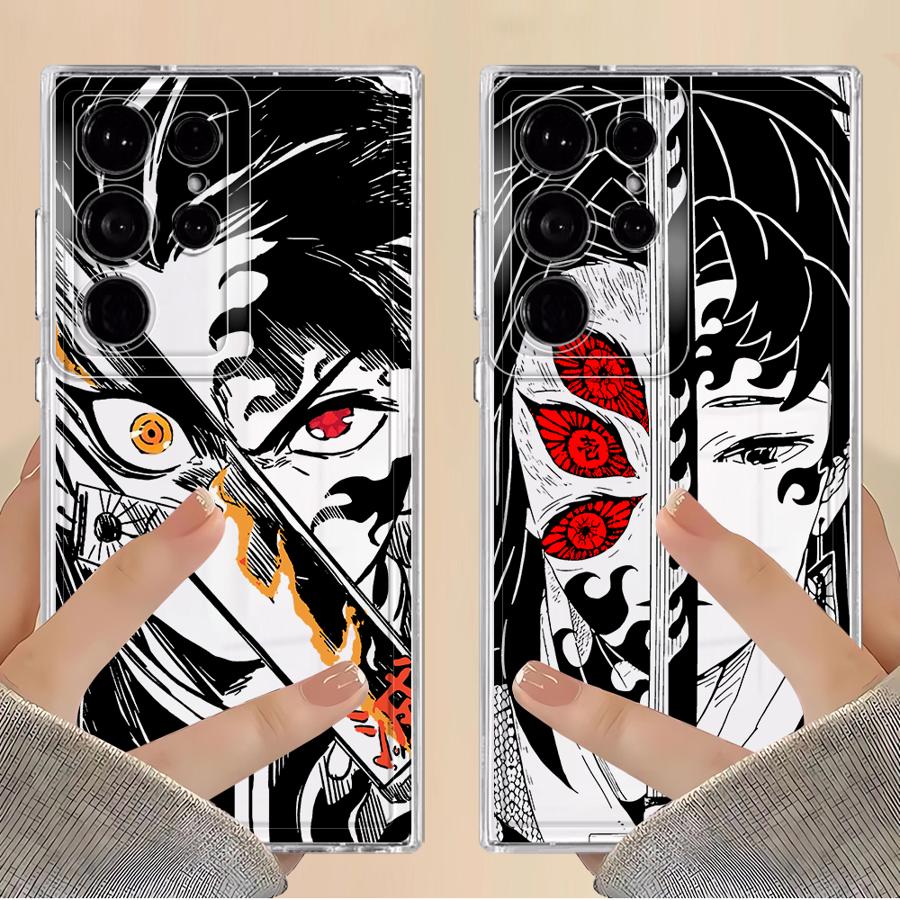Hot D-emon Anime S-layer Case for Samsung Galaxy S26 Note 20 Ultra 10 S25 Edge S20 Plus S24 S21 S22 FE S23 Ultra Phone Cover