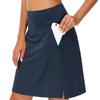 Lässiges Sportkleid für Damen mit Taschen, Modischer Schlitzrock