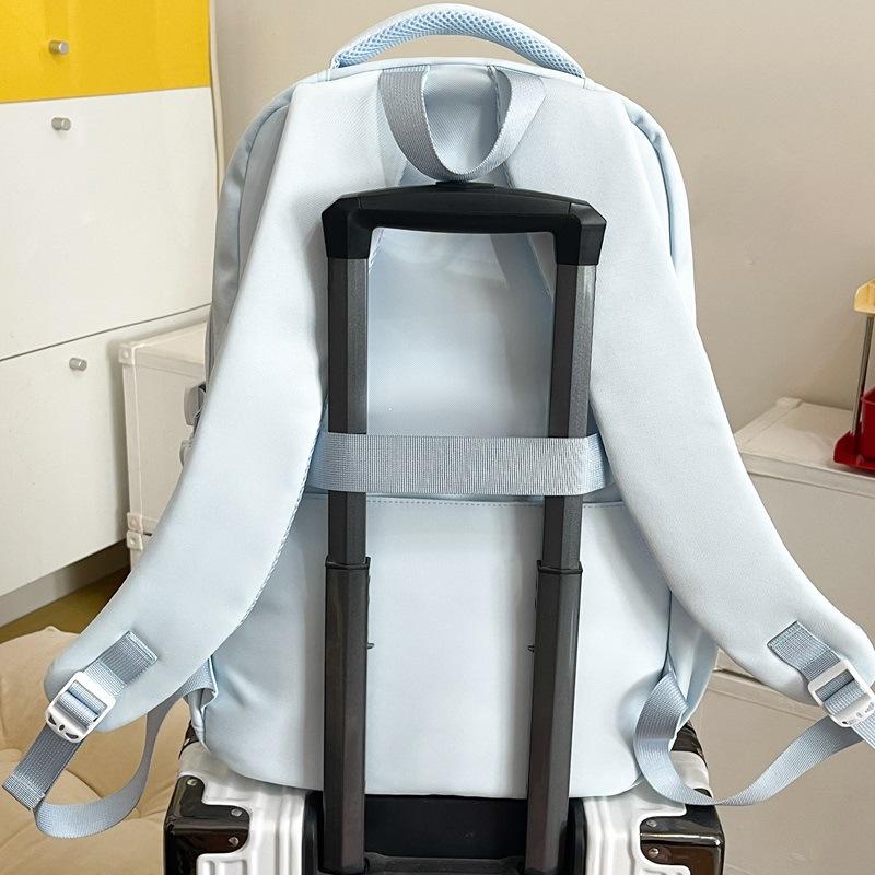 Schoolbag Japanese Primary and Secondary School Students Schoolbag High Value College Style Casual Backpack Large Capacity Korean Version Light Girl 