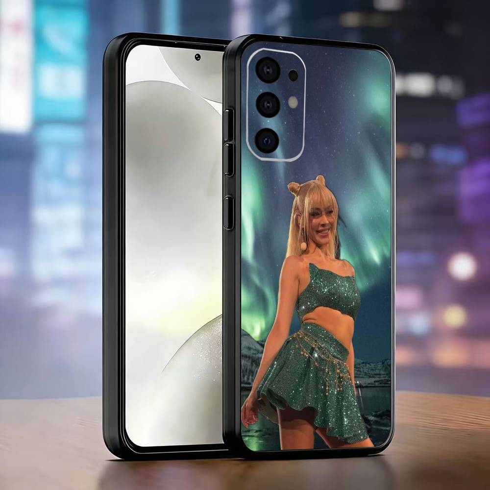 A-Ayliva Singer Phone Case For Samsung S25,S24,S21,S22,S23,S30,Ultra,S20,Plus,Fe,Soft Silicone Black Cover