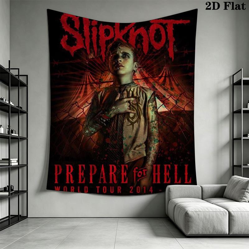 Slipknot Band'S Evolution Tapestry Fashion Print Background Cloth Homestay Soft Decoration Tapestry Background Wall Hanging Cloth