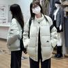2025 winter new padded clothes women's Korean ins warm, comfortable, simple and versatile bread jacket thickened cotton jacket