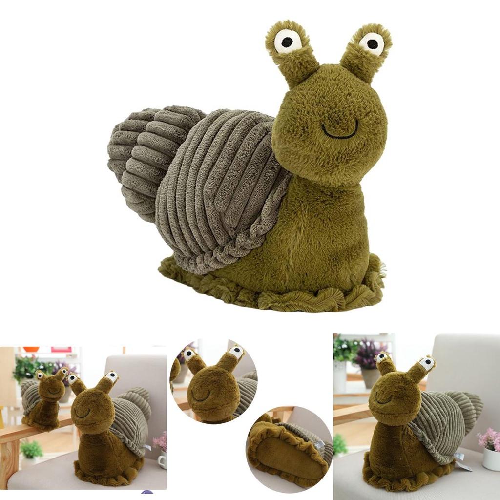 Niedliche Plüschschnecke Weiche Puppe Spielzeug für Kinder Lebensechtes Insektendesign, Perfektes lustiges Geschenk