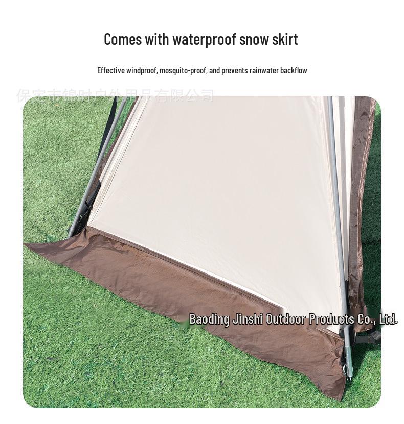 Tienda de campaña para coche con dosel de cúpula de vinilo negro: Entrega Rápida, Impermeable, Exteriores, Toldo para Sombrilla de Camping
