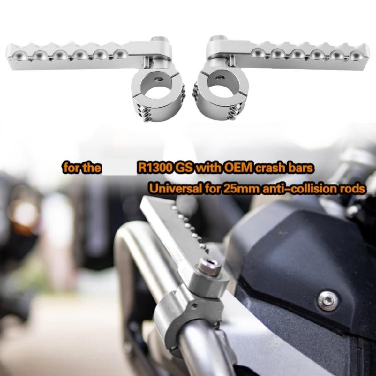 Foldable Motorcycle Footpegs High Grip Platform Aerospace Aluminum Quick Release Mechanism Off Roading Riding Enhanced