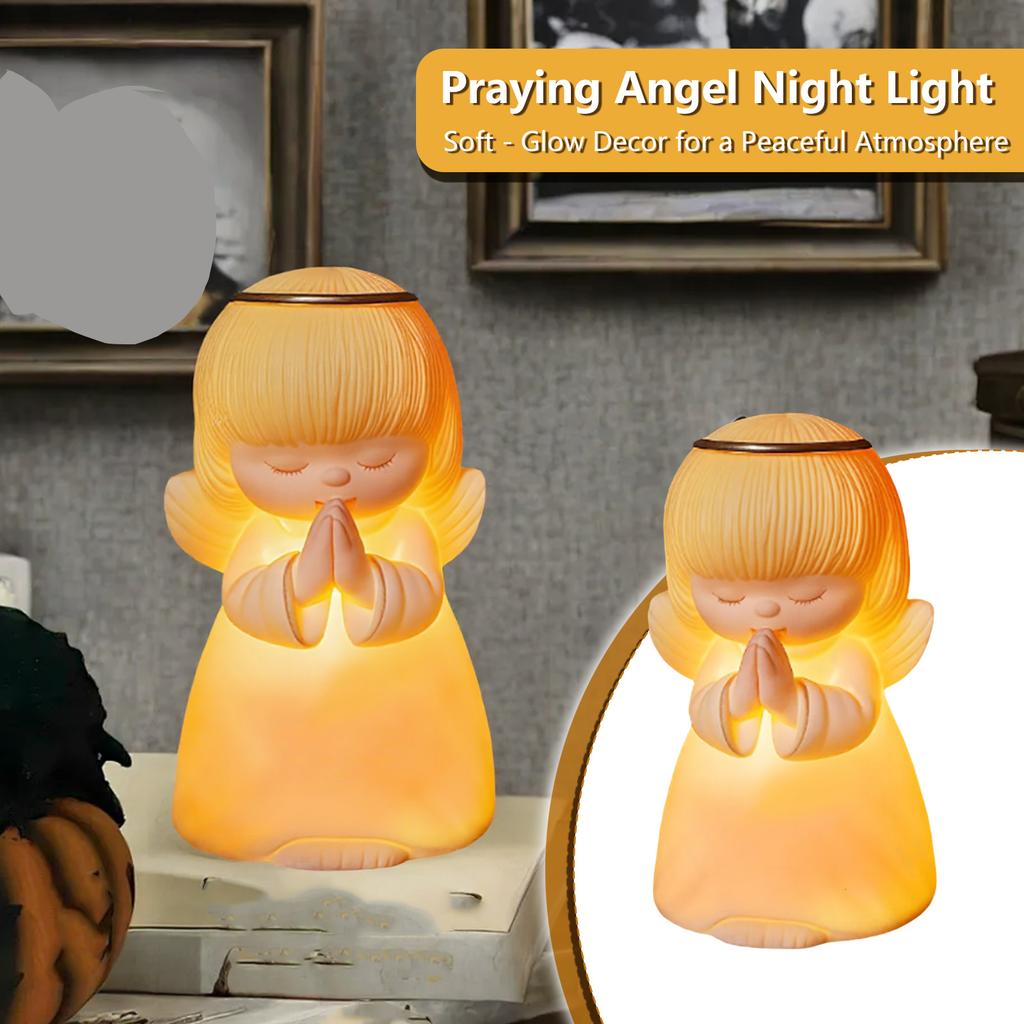 Retro Angel Lamp - Night Light - Home Decoration - Little Angel - Angel Decoration