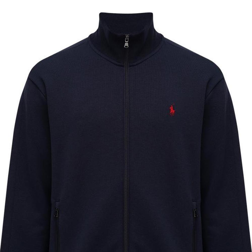 Polo Ralph Lauren Solid Color Pony Embroidered Zip-Up Long Sleeve Jacket Men jackets Blue 710881509-002