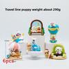 Dog Pvc Maltese Figure Model Sets With Magnetic Design For Kids Collectors And