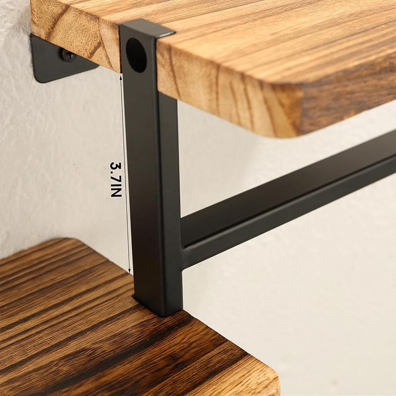 1pcs Wooden Paper Towel Holder Space Saving Countertop Organizer with Vertical Paper Towel Storage for Kitchen and Bathroom