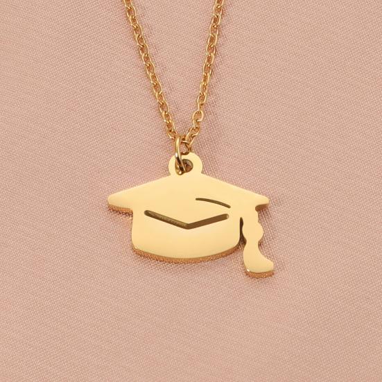 Graduation Cap Necklace Unisex Graduation Cap Charm Necklace Graduation Keepsake Jewelry Gift for Best Friend Graduate