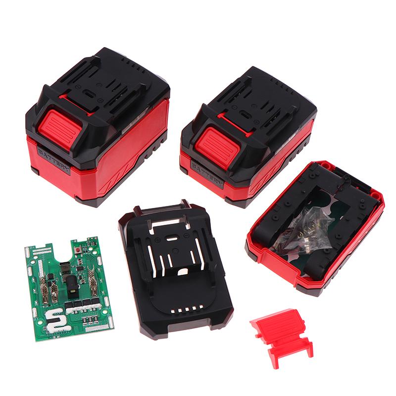5/10/15*18650 21V 100A Power Tool Accessories Li-Ion Battery Case For Mak Bms Box Charging Pcba Holder Led Power Display 4Mos