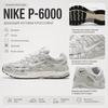 Nike Zapatillas para Hombre P-6000 Hueso Claro Blanco Marfil Pálido Negro IU7549-072
