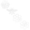 Removable Stickers for Window Rainbow Suncatcher Home Decoration Glass Panels PVC Static Cling Design 1Set