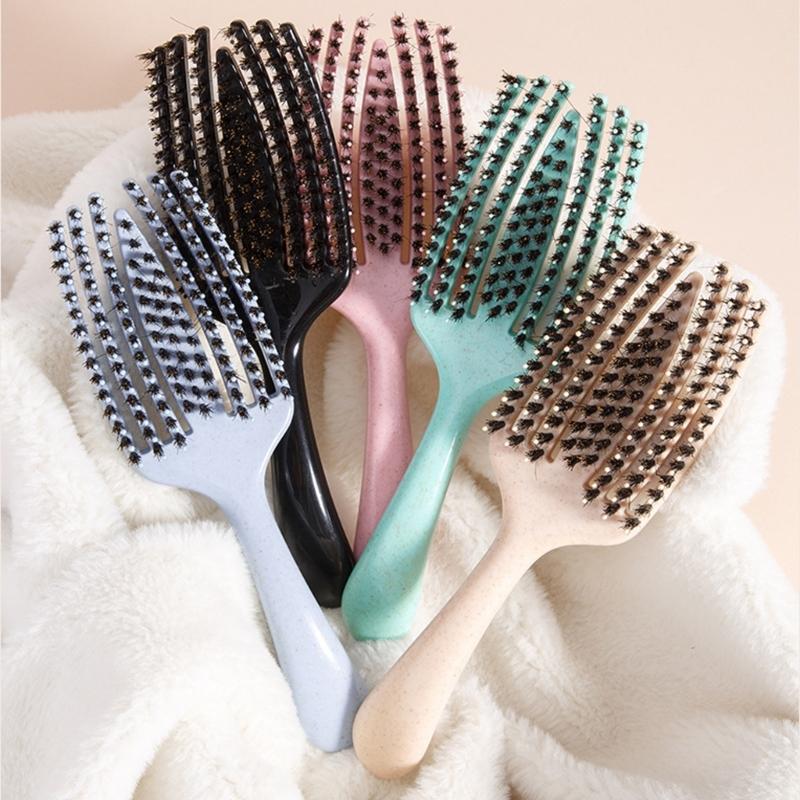 Friendly Hollow Hair Comb For Long Curly Hair Gentle Scalp Massage Tool Portable Storage Box