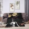 Travis Utopia Scotts Rapper Blanket  Soft Print Plush Throw Blanket For Couch Bed Camping Flannel Bedspread Bed Cover