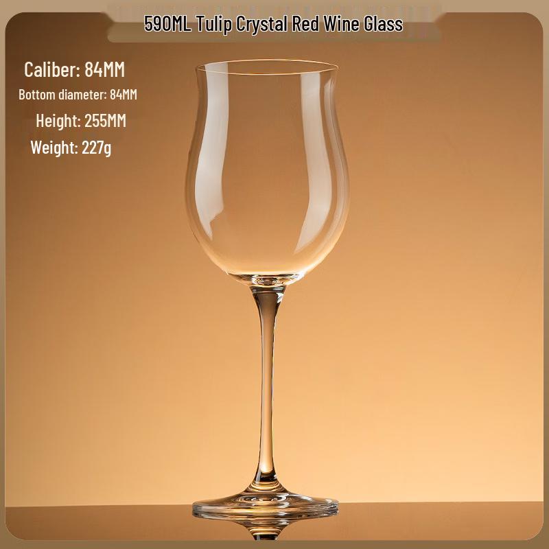 

Luxury Crystal Stemmed Wine Glass