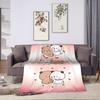 Bubu Dudu Flannel Blanket Winter  Super Soft Throw Blanket for Kids Adult Outdoor Print Bedspread Sofa Bed Cover