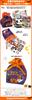 Friends Assorted 5 Piece Set Individually Distributed Mass Sweets Warehouse (Purse, Ribbon, Halloween, Pattern) Sweets, (Halloween, Jack-O-Lantern,