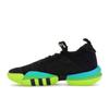 Adidas Trae Young 2 Trae-Tlien Men Sneakers Black Core-Black Team-Solar-Green H06473