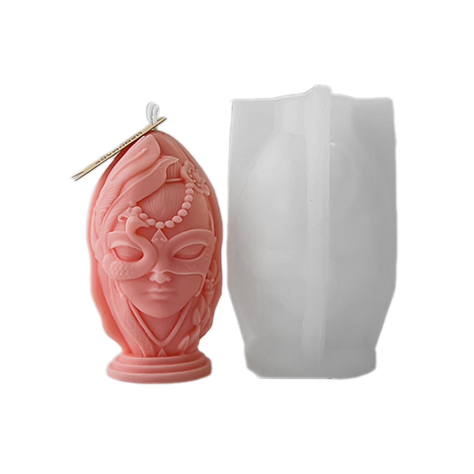 

Силиконовые формы для поделок, формы для изготовления свечей, силиконовая форма для красоты лица в форме лица, идеальный подарок для энтузиастов