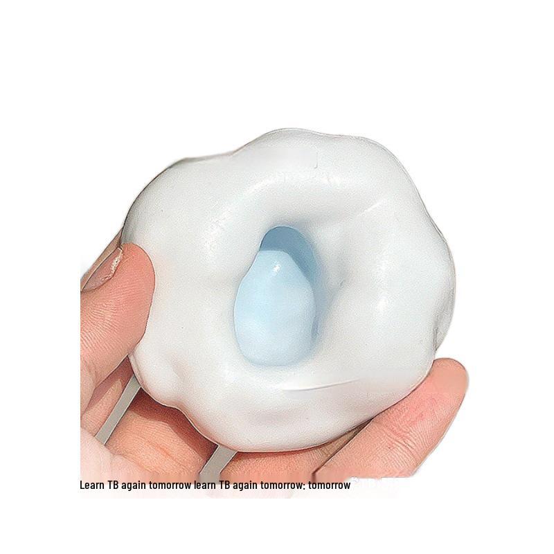 Icy Skin DIY Mochi-Kugel: Knetbares, Quetschbares Dekompressionsspielzeug mit langsamem Rückprall