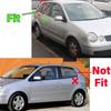 For Volkswagen VW Polo 5-Door Hatchback MK4 9N 2002-2008 ABS Plastic Rear Window Louver Scoop Cover Side Vent Trim Car Adhesive