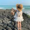 Girls Outfit Set Summer Clothing Sets Hollow Lace Suit Baby Casual Sleeveless T-shirt+Shorts Kids Clothes Sets Baby Clothes