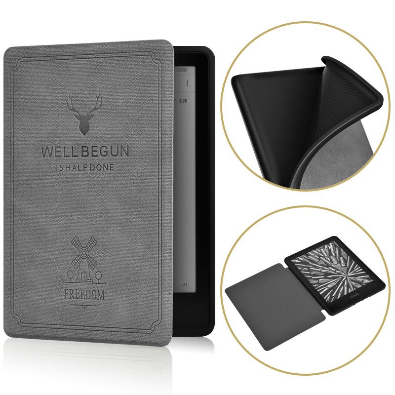 

Smart Case for Kindle Colorsoft 2024 2022 10th 11th 12th Generation 6 6.8 7 Inch Cover for Kindle Paperwhite 6 5 4 3 2 1 Pouch Kindle Colorsoft світло-сірого кольору