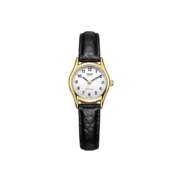 CASIO Women s Standard Series White Watch LTP-1094Q-7B1 LTP-1094Q-7B1 White Dial Black Strap