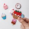 Soft Rubber Cake, Fridge Magnet, Magnetic Sticker, Doughnut, Creative Cartoon Magnetic Sticker, Ice Cream
