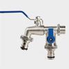 Double Head Water Faucet Garden Irrigation Garden Watering Valve Switch Washing Machine Accessory Thread Alloy Sink Tap
