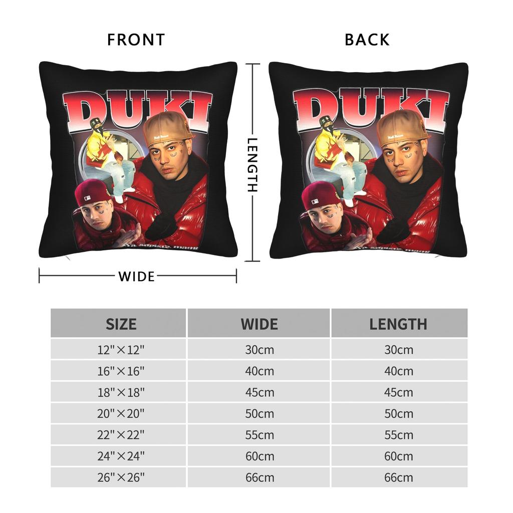 Duki Rap Music Pillowcase Polyester Cushion Cover Decoration Pillow Case Cover Seat Dropshipping 18