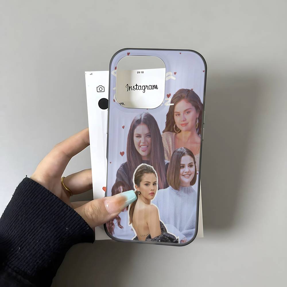 Singer Selena Gomez Soft Corrugated Phone Case For IPhone 11 12 13 14 15 16 17 Pro Max Plus Pro Shockproof Cover