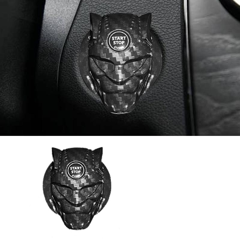 Car Engine One Button Start Stop Cover Sticke Car Start Button Decoration Car Trim Accessories Toy