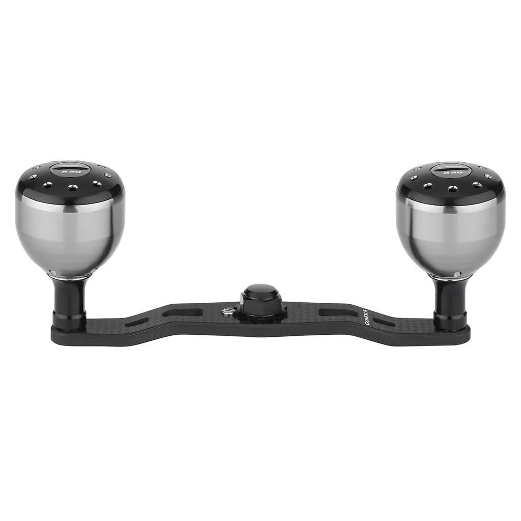 GOMEXUS Jigging Double Handle Power Handle for Shimano Grappler Baitcasting Reels (105mm)