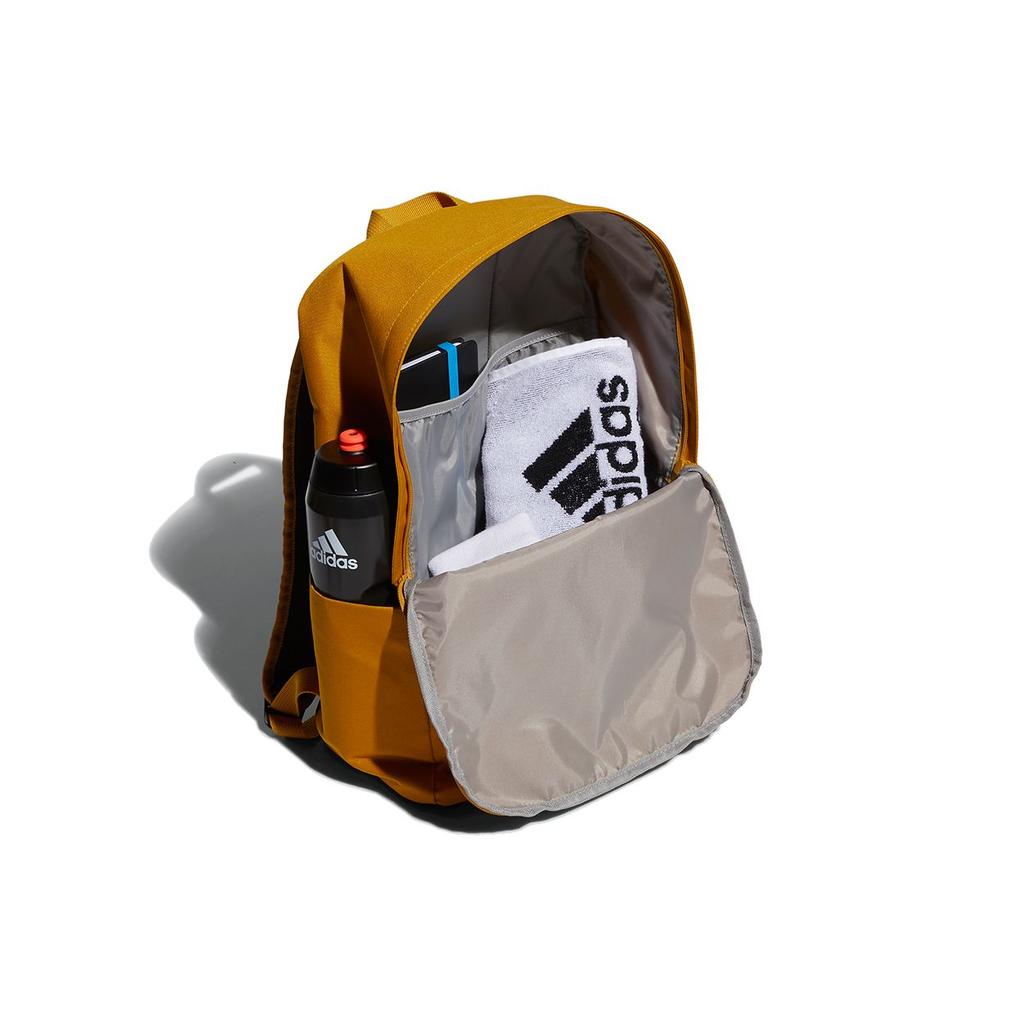 Adidas BS BP CL GFX Sports Casual Zipper Backpack Unisex Backpack Gold H30335