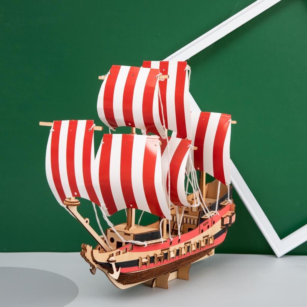 Cross-Border Wooden 3D Puzzle DIY Educational Model Toy for Kids