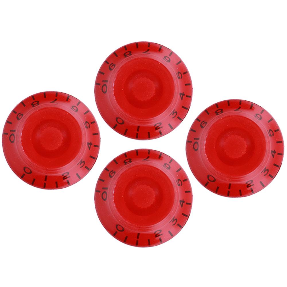 4Pcs   Control Knob Transparent   Volume Musical Instrument Accessories forGuitar Bass