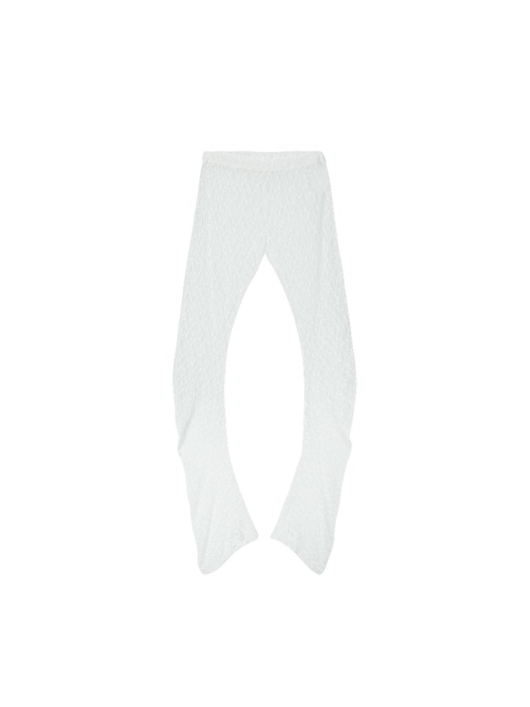 As If Cali Lace Shirring Long Curve Pants White