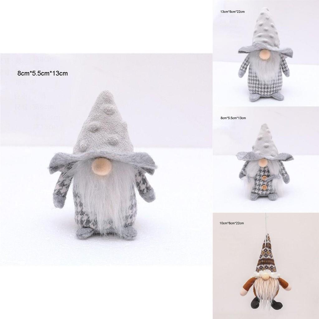 Festive Faceless Doll Holiday Home Ornament With Vibrant Colors For Cheerful Decor