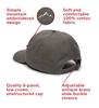 Outdoor Cap Mountain Dad Hat Unstructured Soft Cotton Cap One Size Green -