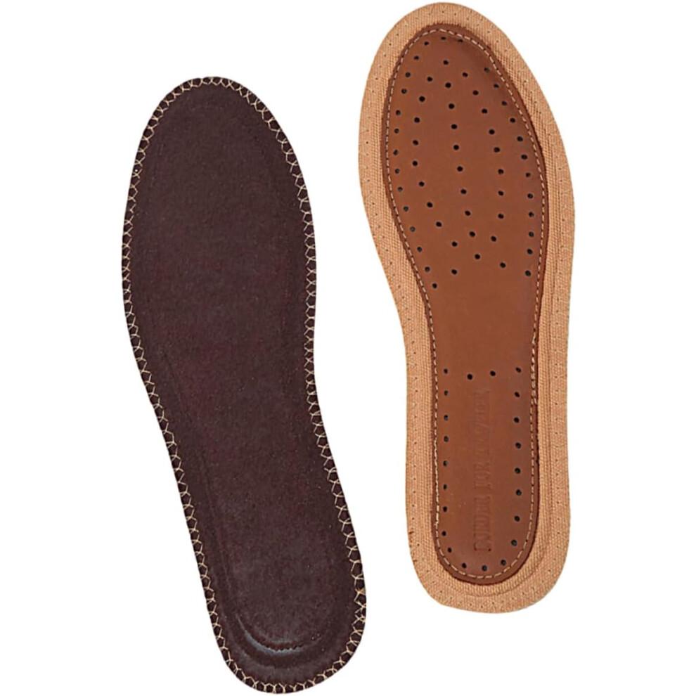 2pairs Bamboo Charcoal Insoles Leather for Shoes Sweat Absorption Damping Shoe Pads Comfort Insoles