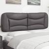 Vidaxl Headboard Cushion, Grey, 160 Cm, Faux Leather